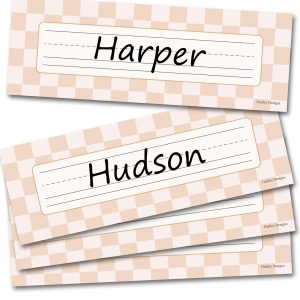 Classroom Labels | Set of 36 | Classroom Supplies - Colorful Crayons