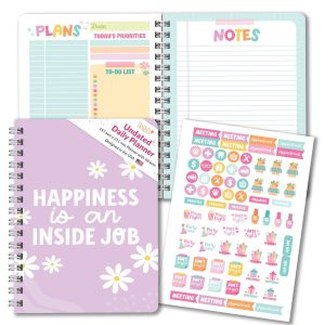 Daily Planner | Undated | Calendars & Planners - Purple